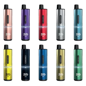 ivg air 4in1 starter vape kit 2400 puffs, rechargeable, reusable
